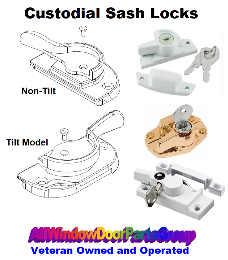 Custodial Sash Lock / Key Operated Casement and Awning Windows